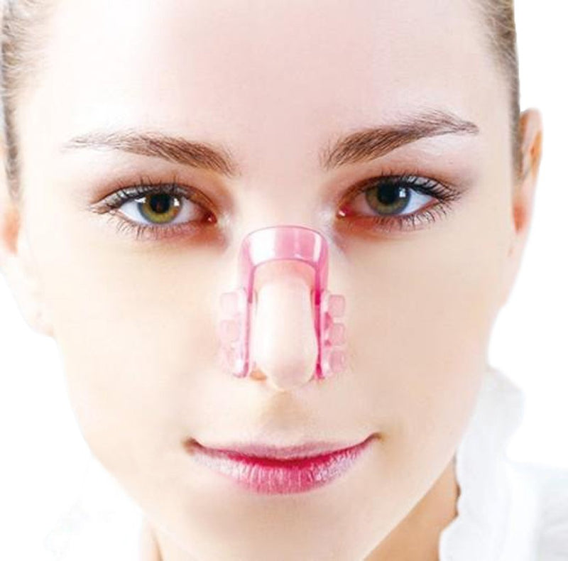 Glamza Silicone Nose Shaper - For a Slimmer, Thinner Nose Bridge - Pink Nose Straightener Lifter Tool - BeesActive Australia