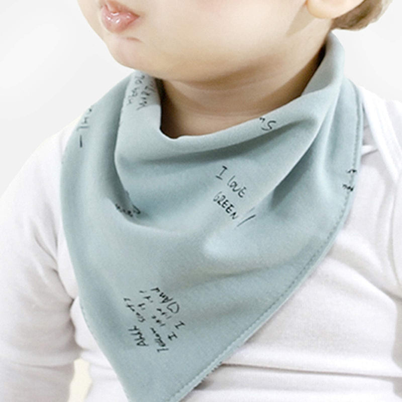 Baby Bandana Bibs Cotton Dribble Bibs Drool Bibs Soft and Absorbent Saliva Towel for Toddlers, 8-Pack Blue - BeesActive Australia