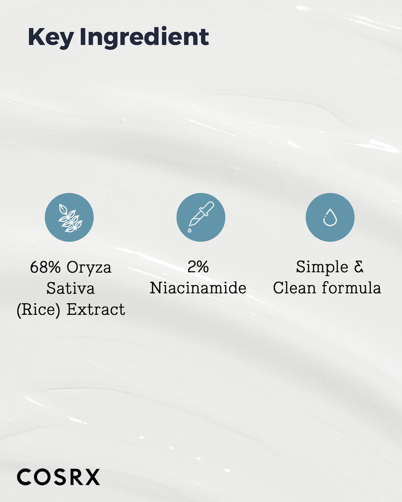 COSRX Ultimate Nourishing Rice Overnight Spa Mask, 60ml | Facial Moisturizer with Rice Extract and Niacinamide | Leave-on Face Mask | Korean Skincare - BeesActive Australia