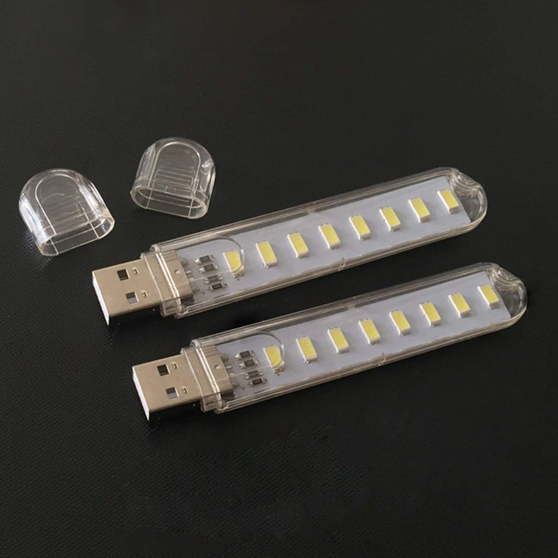 OUOU Mini Portable LED Night Light USB Keychain Lights for Reading Outdoor Powered Camping Lamp - BeesActive Australia