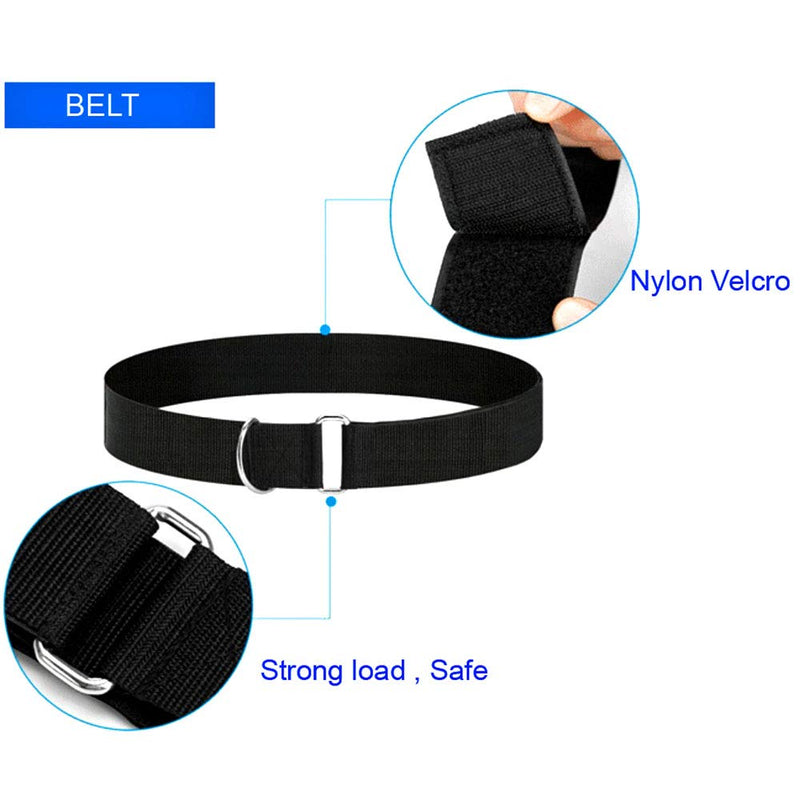 XccMe Sled Harness Tire Pulling Harness Fitness Resistance Training Workout -Adjustable Padded Shoulder Strap Vest+belt+resistance band - BeesActive Australia