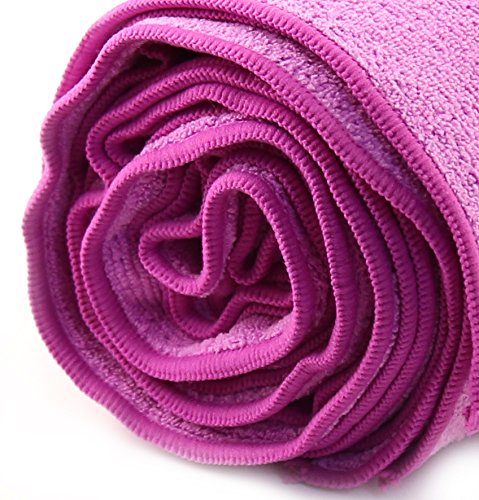 [AUSTRALIA] - FIT SPIRIT Microfiber Bath Sport Towels, 2 Pack Pink 2pc - 20x40 