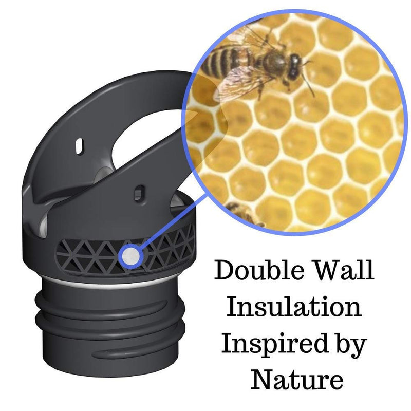 Straw Lid for Hydro Flask Standard Mouth, Simple Modern Ascent. Improved Replacement Cap Multi-Compatible with 1.91" Mouth 18 oz, 21 oz, 24 oz Insulated Water Bottle Flip Top A-1Pack - BeesActive Australia