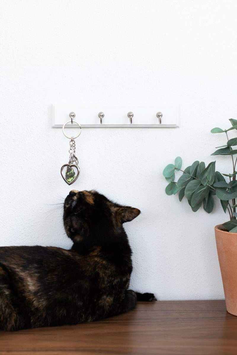 Pearhead Pet Keychains, Cat Keychains and Dog Keychains for Pet Owners, Cat Owner Accessories, Dog Owner Accessories Heart Keychain - BeesActive Australia