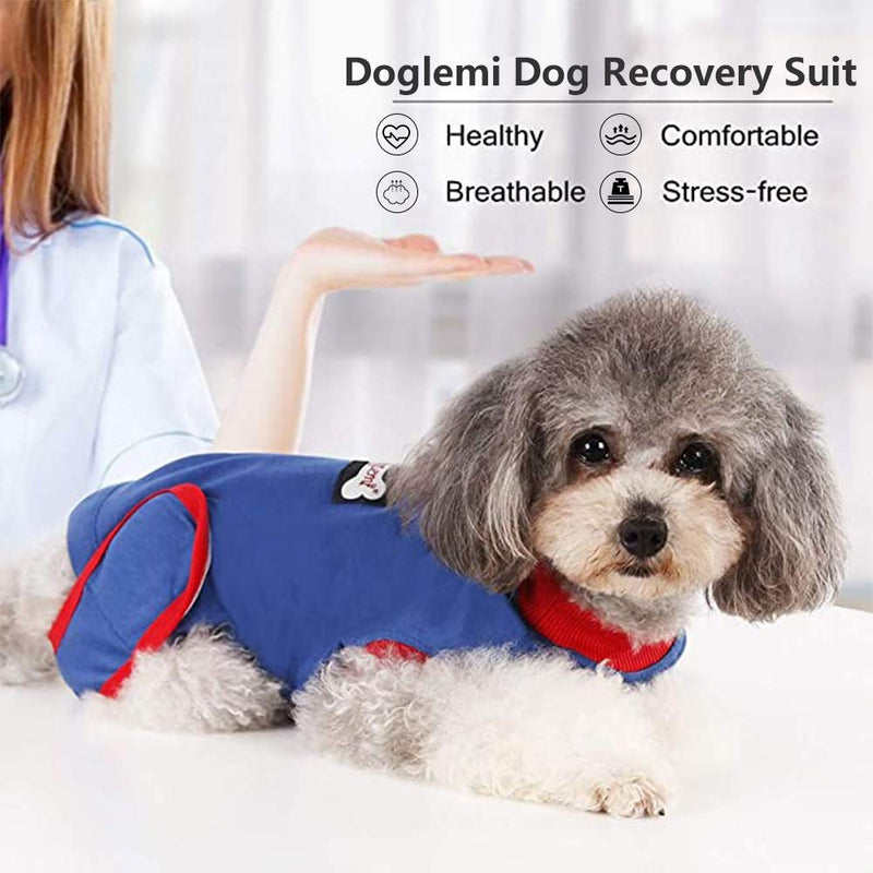 DogLemi Dog Surgery Recovery Suit, Recovery Suit for Dogs After Surgery, Dog Recovery Suit for Male Female, Dog Wounds Bandages Cone E-Collar Alternative, Prevent Licking Biting Soft Fabric Onesie L - BeesActive Australia