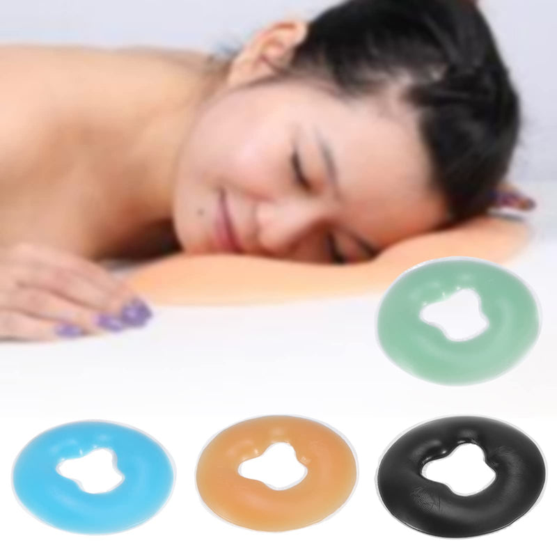 Silicone Gel Face Massage Table 4 Colors Reusable Massage Face Pad for Beauty Salon SPA 26 x 1.8cm(Sky blue) Sky Blue - BeesActive Australia