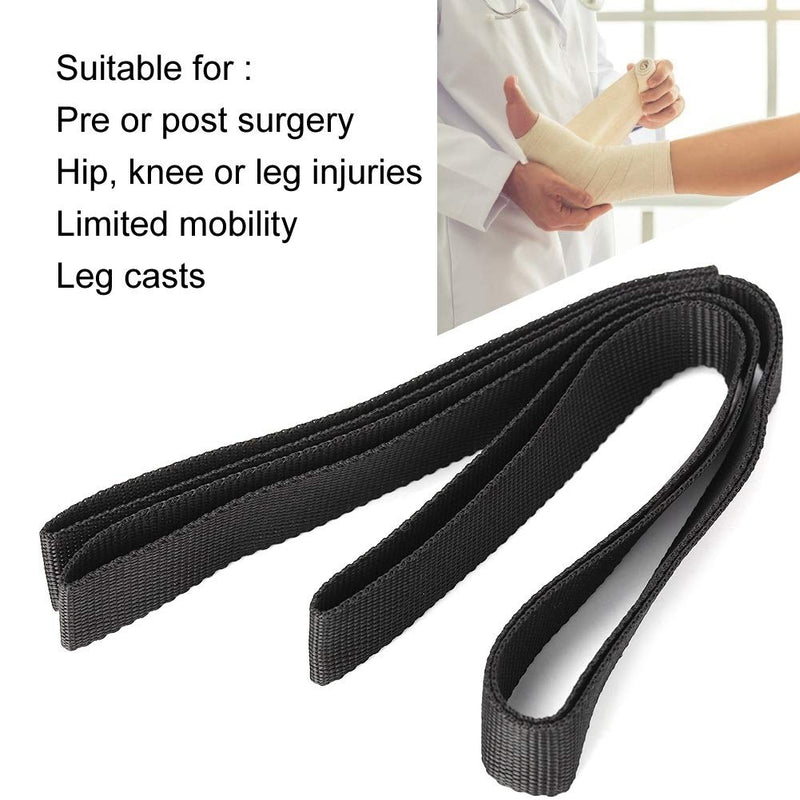 Leg Lifter Strap with Foot Strip, Mobility Aid for Disability, Elderly, Hip Replacement - Nylon - BeesActive Australia