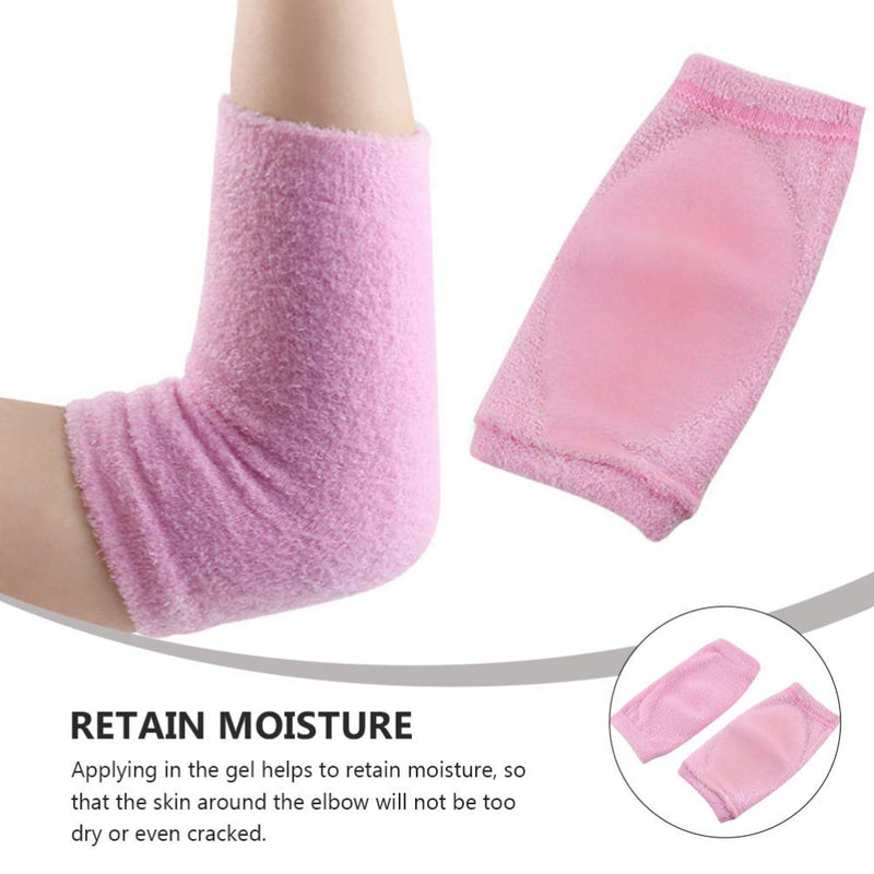 Healifty 2 Pairs of Elbow Gel Cover Moisturising Elbow Sleeves Exfoliating Soften Dry Cracked Skin Arm Protection - BeesActive Australia