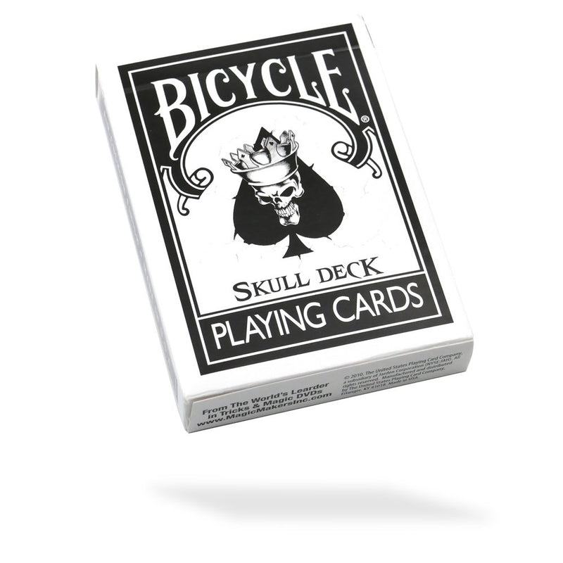 [AUSTRALIA] - Magic Makers Bicycle Black Scorpion Deck with Extra Gaff Cards for Perfoming Magic Card Tricks Black Skull Deck 