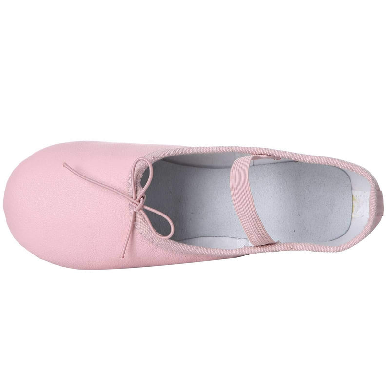 [AUSTRALIA] - Linodes Leather Ballet Shoes/Ballet Slippers/Dance Shoes (Toddler/Little/Big Kid/Women) 3 Little Kid Pink 