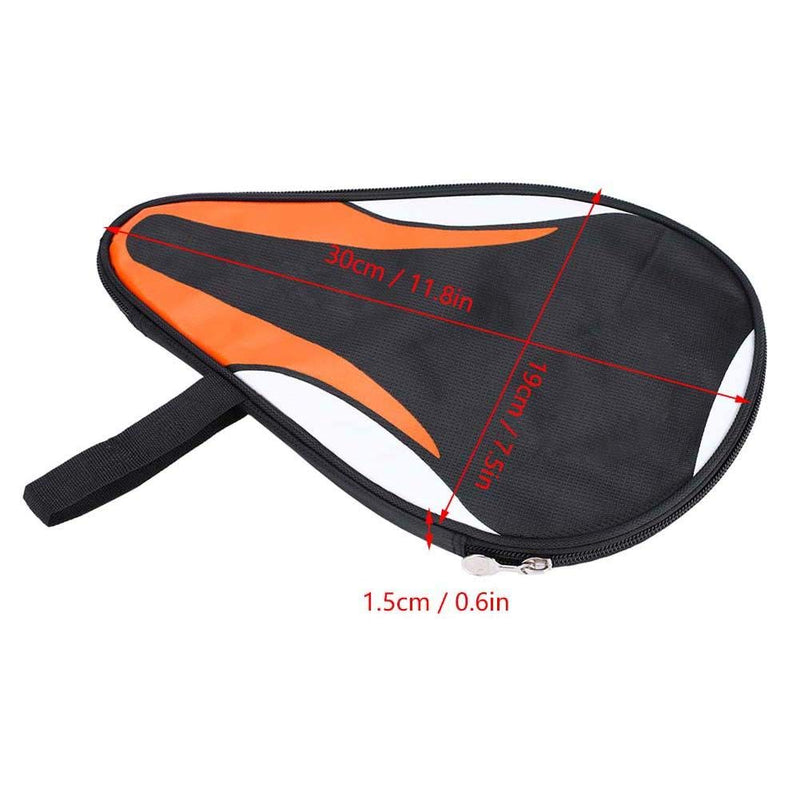VGEBY Table Tennis Racket Case, Professional Ping Pong Paddle Cover Bat Bag Waterproof Dustproof Full Protection (Orange) - BeesActive Australia