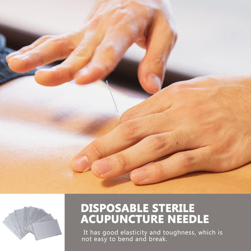 Artibetter 100PCS Acupuncture Pins Disposable Sterile Massage Pins for Muscle Relax Pain Relieving 4.1 Inch - BeesActive Australia