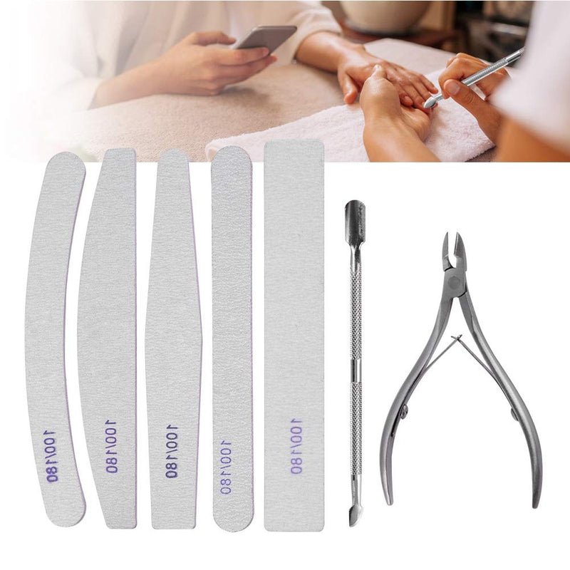 Nail Art Buffer, Nail Sanding Sponge Files Buffer Polish Manicure Pedicure Professional Tool Set - BeesActive Australia