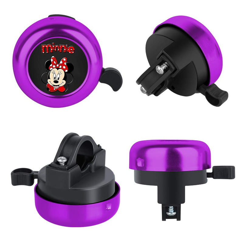 cuwana Bike Bell Aluminum Frozen Elsa Princess Minnie Stitch Cartoon Cute Bicycle Bell Loud Clear Sound Bike Accessories for Adults Kids Girls Boys Women - BeesActive Australia