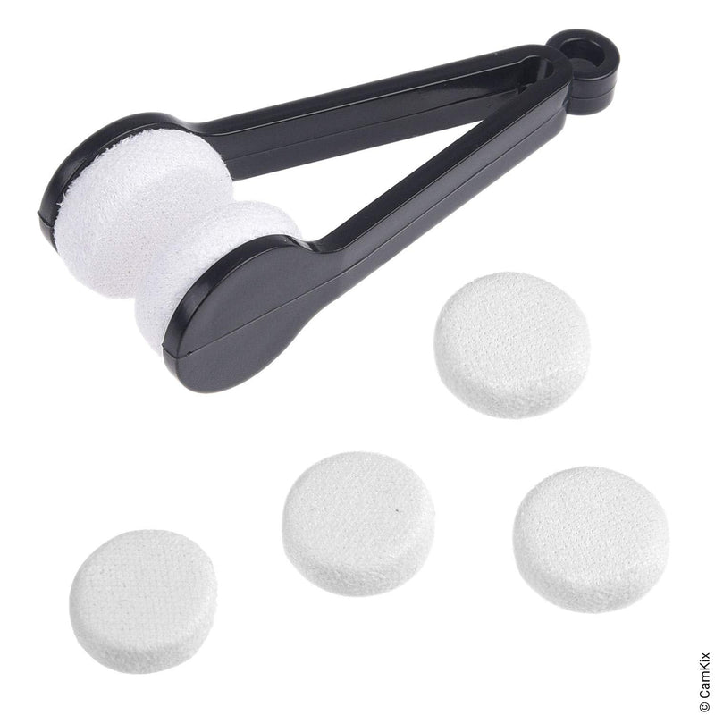 Cleaning Kit for Eyeglasses/Sunglasses - Lens Cleaning Tool with 2 Sets of Spare Pads, Lens Cleaning Spray Bottle, 3 Microfiber Cloths - Quick, Safe and Easy to Use - Immaculate Results 11 Piece Set - BeesActive Australia