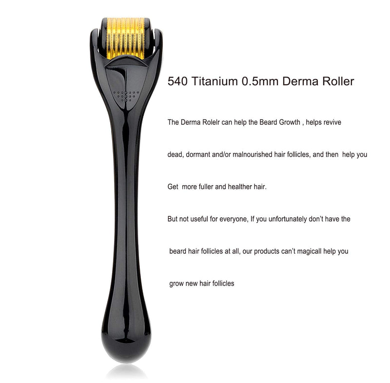 Ebeizi Beard Grooming Kit for Men, Beard Derma Roller for Men' Beard Growth, Includes Beard Oil, Beard Balm, Beard Brush, Beard Gift Kit for Men - BeesActive Australia