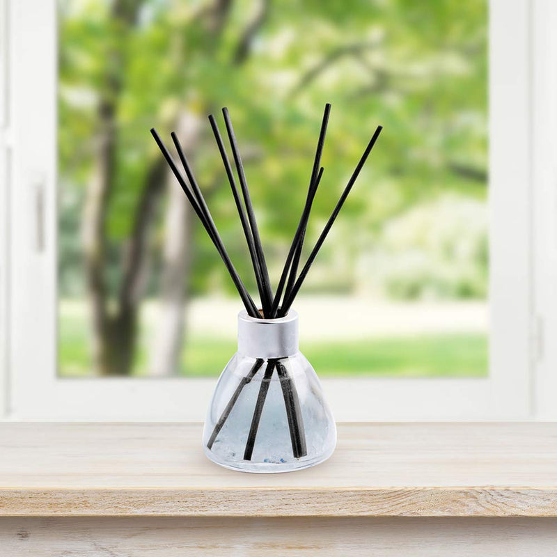 FEPITO Reed Diffuser Sticks Oil Aroma Diffuser Sticks Wood Rattan Sticks (Black, 60pcs) Black 60 Count - BeesActive Australia