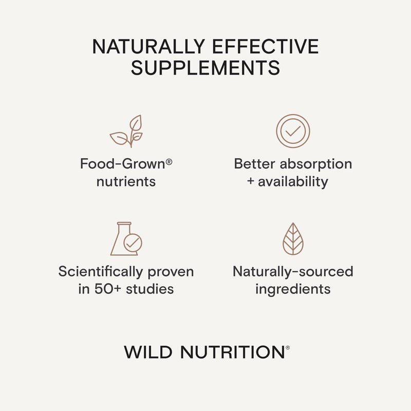 WILD NUTRITION Food-Grown� Pregnancy + New Mother Omega 3 | Ethically & Sustainably Sourced | Essential Fatty Acids | Support Eye and Brain Development | Optimal Ratio of EPA and DHA | 60 Capsules - BeesActive Australia