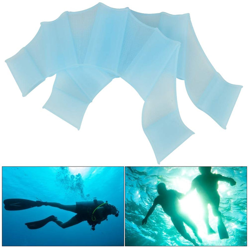 Aquatic Gloves Swimming Webbed Gloves Aquatic Gloves Swimming Fins Swim Gloves Training Glove for Swimming Accessory Small - BeesActive Australia