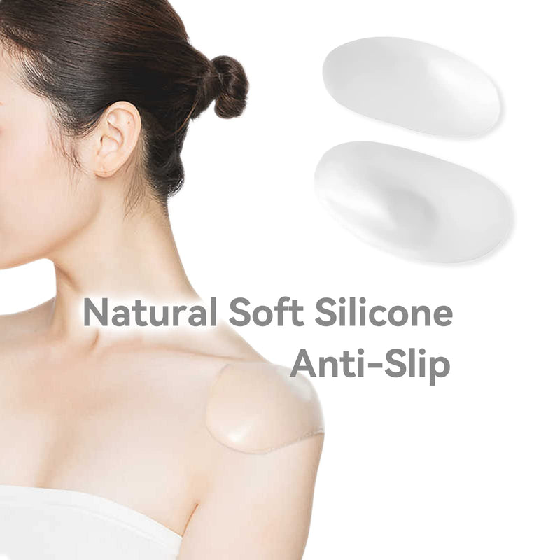 Silicone Shoulder Pads for Women Clothing 4 Pairs, Anti-Slip Shoulder Push-up Pads for Shoulder Enhancer Reusable - BeesActive Australia