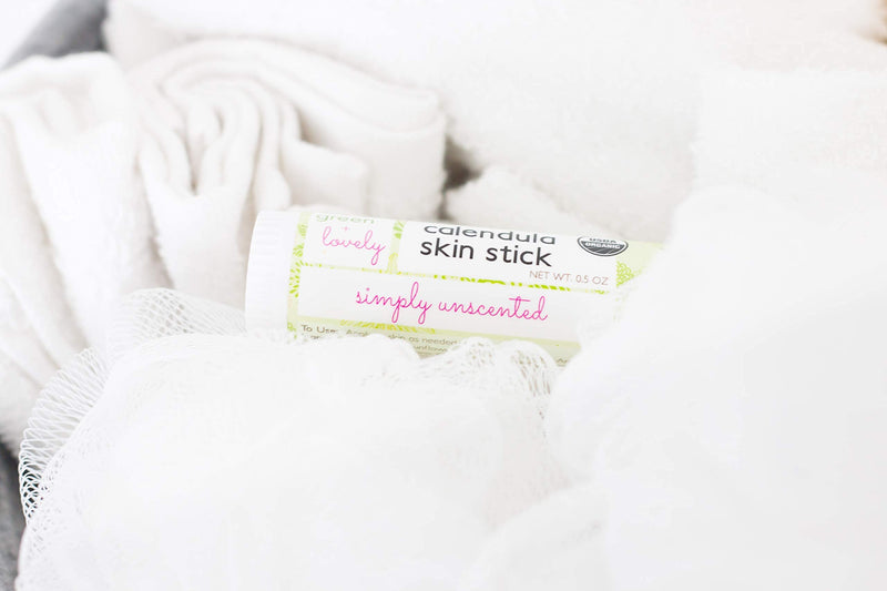 Calendula Skin Stick, Simply Unscented. Moisture Stick. Organic Lotion Bar. Moisturizing Ointment Salve. Multipurpose Skin Cream - 0.5 oz. (1 tube set) 1 tube set - BeesActive Australia