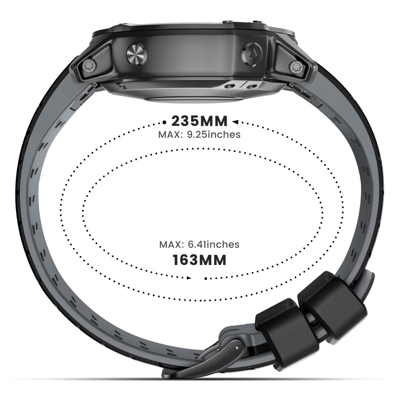 CUZOW Compatible with Garmin Fenix 7 Band 22mm Soft Silicone Quick Fit Two-tone Watch Strap for Garmin Fenix 5 / Fenix 5 Plus / Fenix 6 / Fenix 6 Pro / Fenix 7 , Epix , Forerunner 935 / 945 , Instinct / Instinct 2 / Instinct Esports , MARQ Golfer , App... - BeesActive Australia