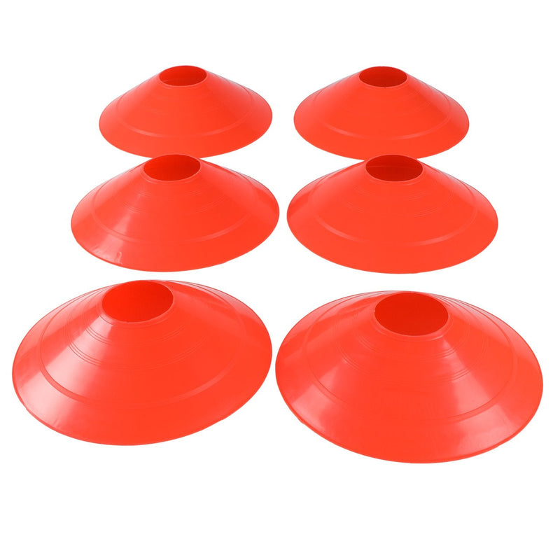 Super Z Outlet Bright Orange Round Cones Sports Equipment for Fitness Training (20 Pack) - BeesActive Australia