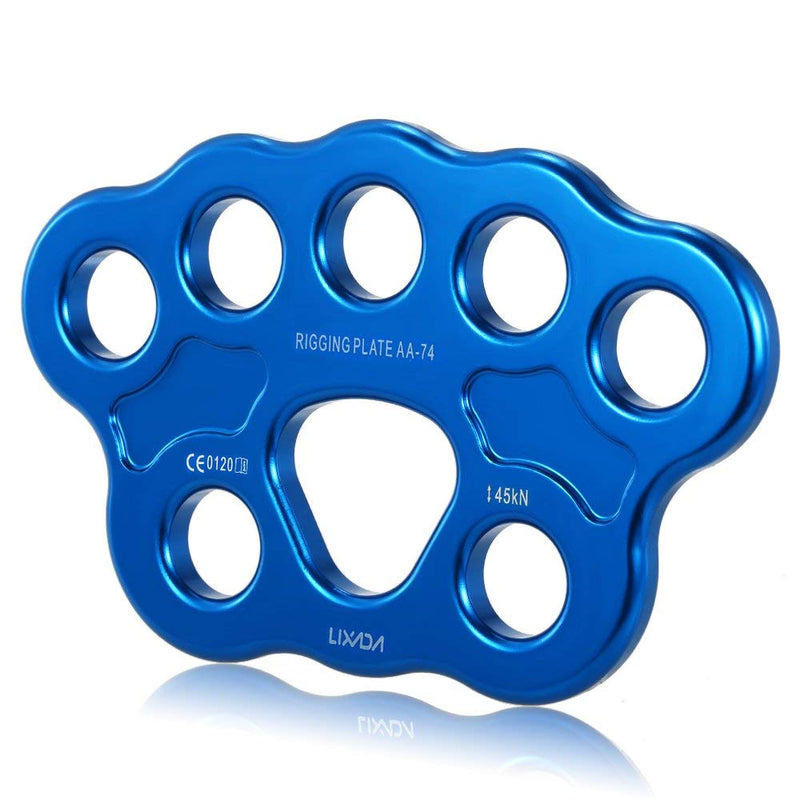 Lixada Paw Rigging Plate 45KN 8/15 Holes Large Anchor Multipliers Connector Gear for Aerial Dance & Rock Climbing - BeesActive Australia