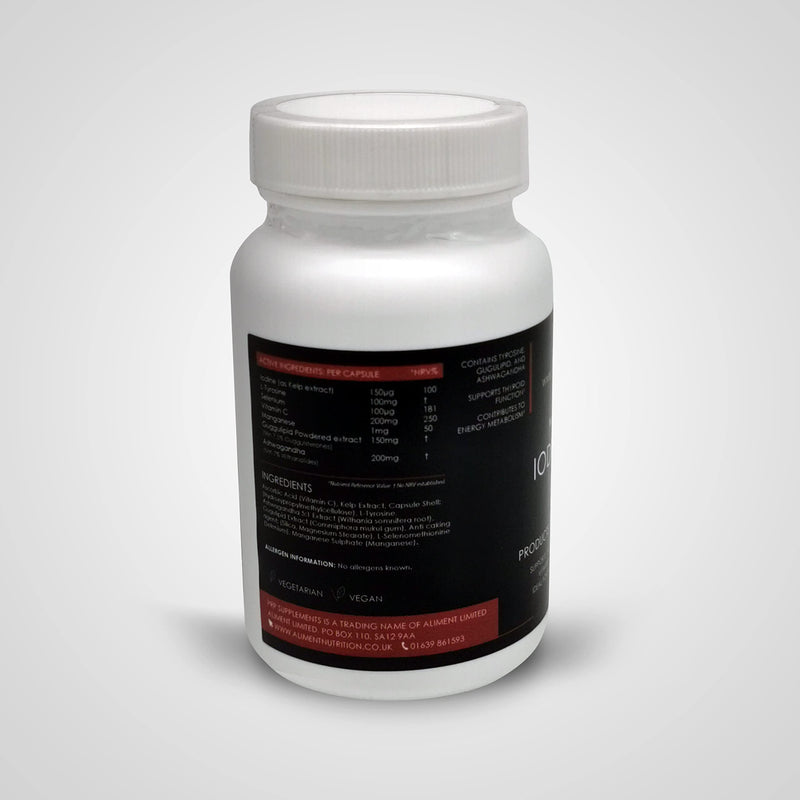 Thyroid Support | Iodine Forte Containing Iodine & Selenium | 90 Vegetarian and Vegan Capsules - BeesActive Australia