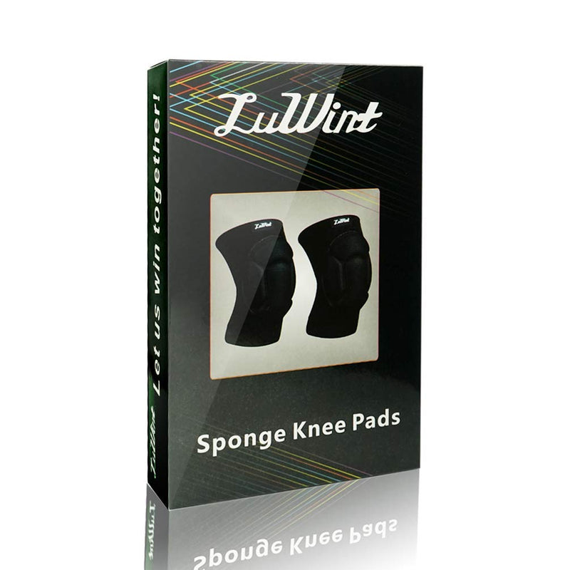[AUSTRALIA] - Luwint Junior Youth Unisex Protective Basketball Volleyball Knee Pads - Elastic Anti-Slip Compression Knee Sleeves Support for Gardening Weightlifting Fitness Sports for Men Women, 1 Pair 