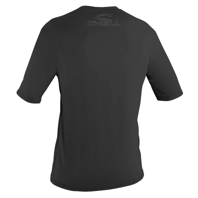 O'Neill Youth Basic Skins UPF 50+ Short Sleeve Sun Shirt 4 Black/Black - BeesActive Australia