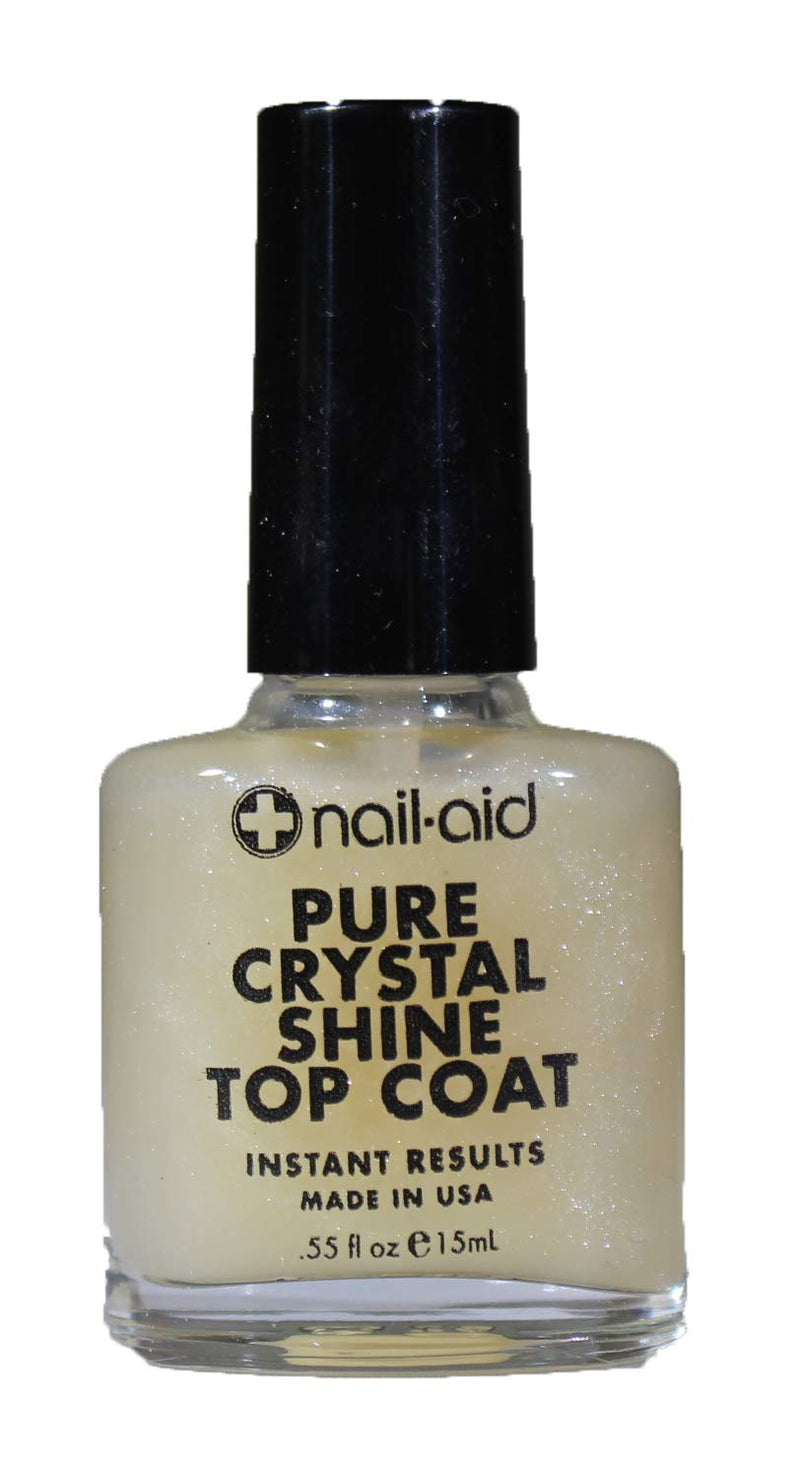 NAIL-AID Pure Crystal Shine Top Coat, 0.55 Fluid Ounce - BeesActive Australia