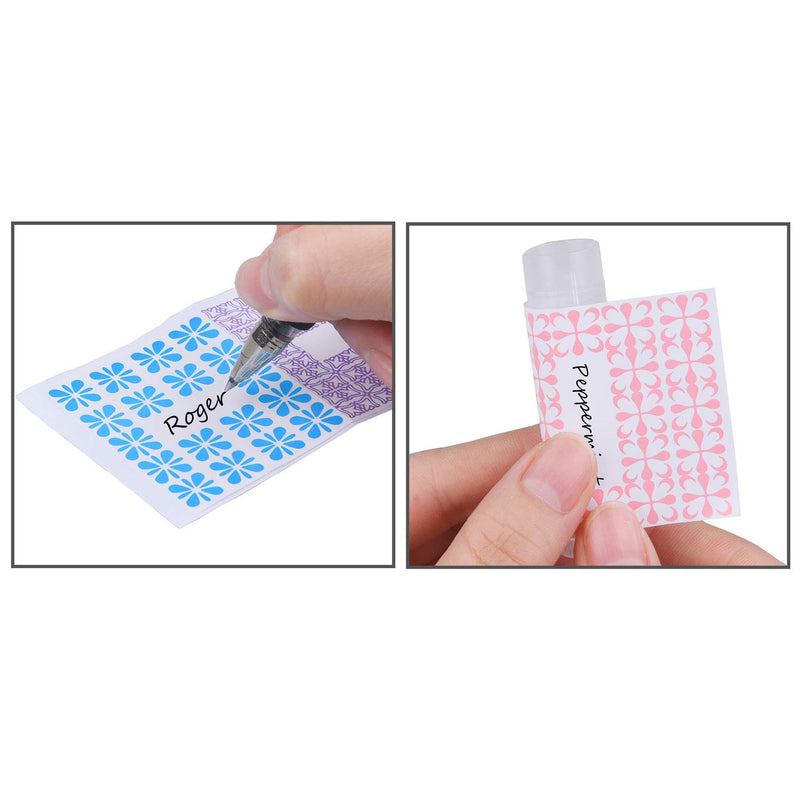 Lip Balm Crafting Kit - Easy Lip Balm Filling Tray and Spatula - 50 Empty Lip Balm Tubes with Caps (10x5 colors) - 3/16 Oz (5.5 ml) - 50 Writeable and 50 Printed Stickers - M - BeesActive Australia