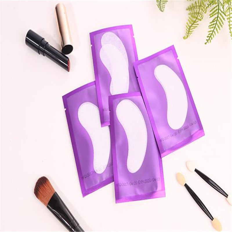 200 Pairs Set，Eye Gel Patches ,Under Eye Pads Lint Free Lash Extension Eye Gel Patches for Eyelash Extension Eye Mask Beauty Tool (purple) - BeesActive Australia