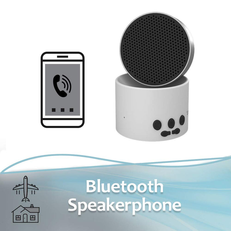 Lectrofan Micro Wireless - White Noise/Fan Sound Machine & Bluetooth Speaker (Micro2, White) Micro2 - BeesActive Australia