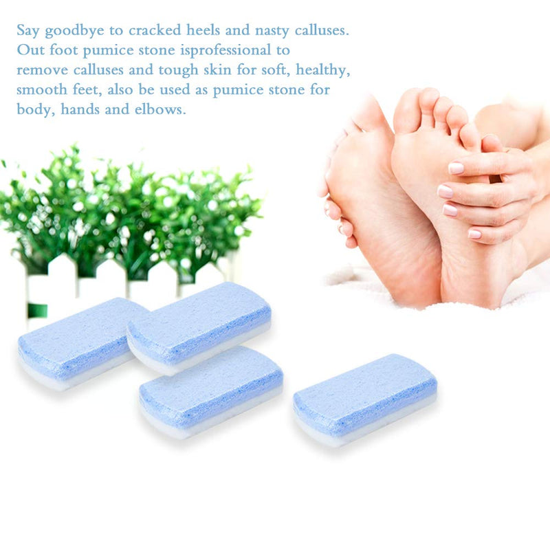 Novsix Pumice Stone for Feet, Hands and Body, Callus Remover and Foot scrubber Pack of 4 - BeesActive Australia