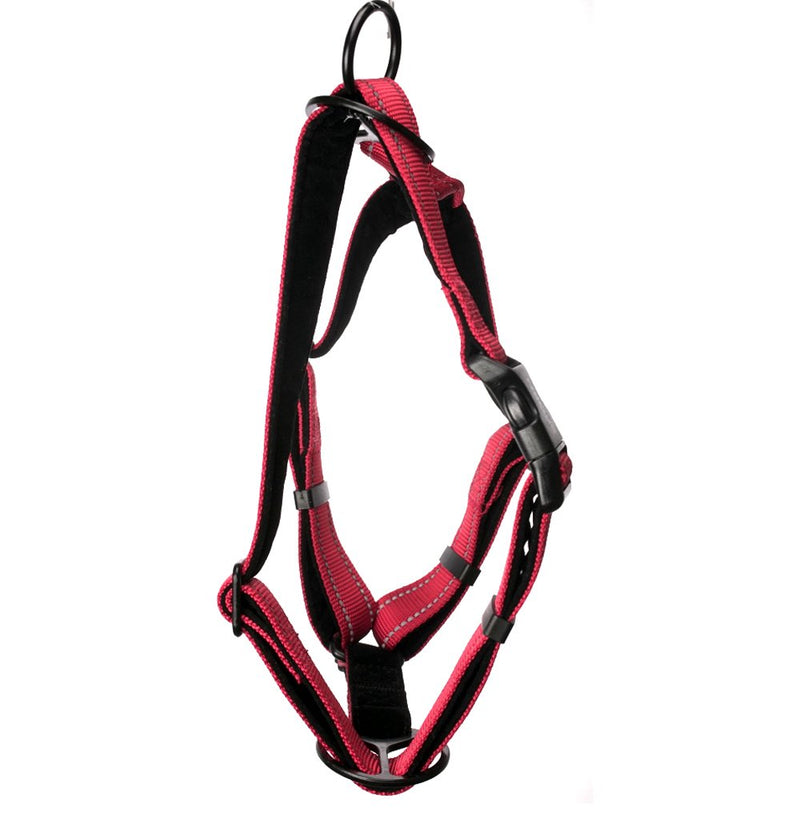 Dog Harness - Non-Pull No-Choke Humane Adjustable Reflective Dog Training Harness, Non Pulling Pet Harness, Easy Step-in Adjustable Harness for Control Small Black - BeesActive Australia