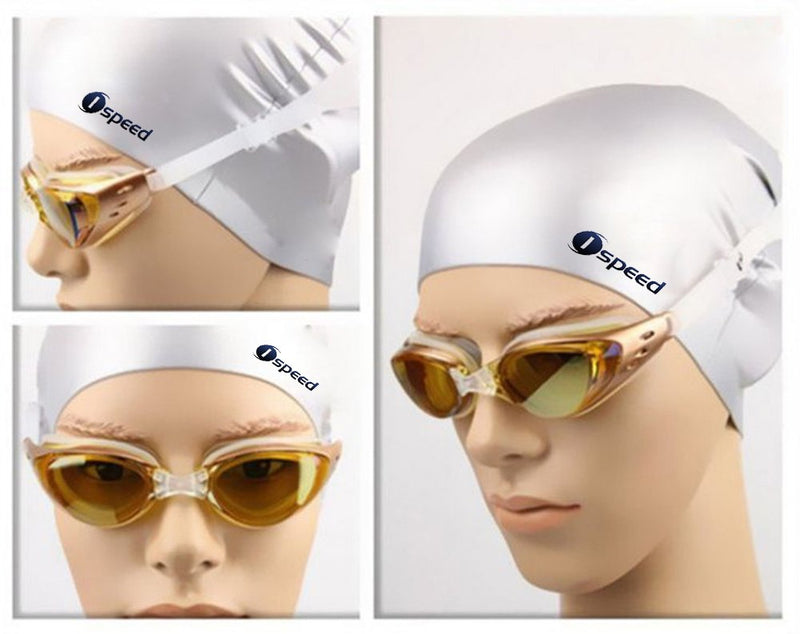Ispeed Mirror Pro Swim Goggle (Golden) - BeesActive Australia
