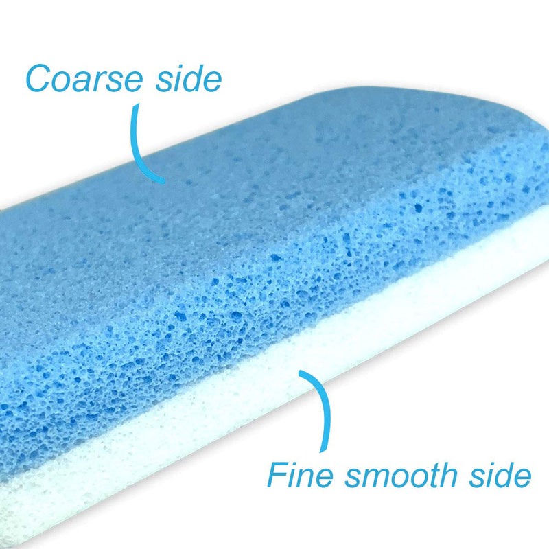 Maryton Glass Pumice Stone for Feet, Callus Remover and Foot Scrubber & Pedicure Exfoliator Tool Pack of 2 - BeesActive Australia