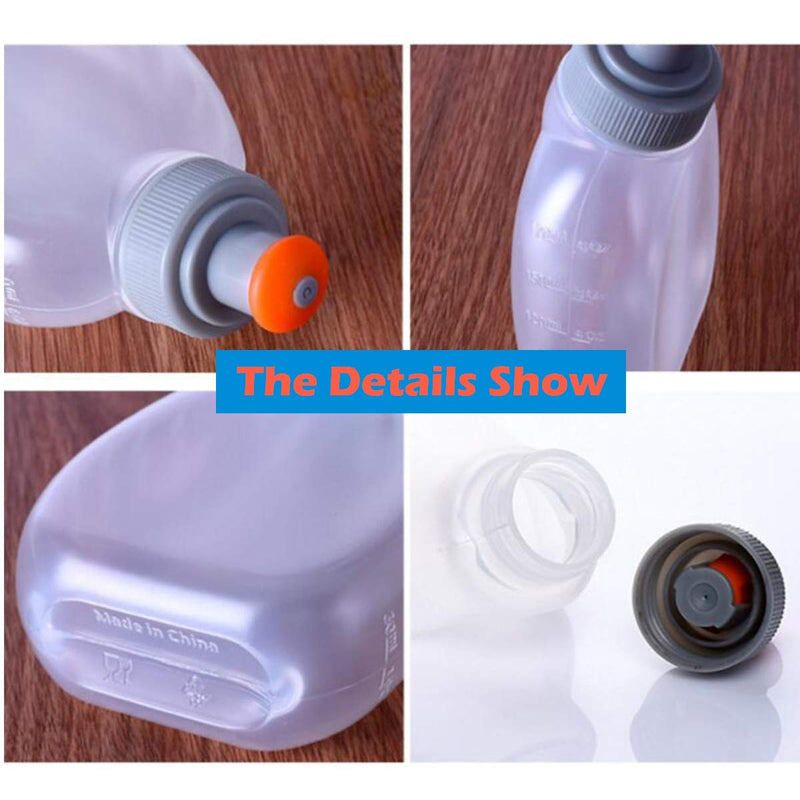 Azarxis BPA Free Water Bottles Flask Leakproof for Running Hydration Belt Fanny Packs for Triathlon Marathon Hiking Cycling Climbing Runner - BeesActive Australia