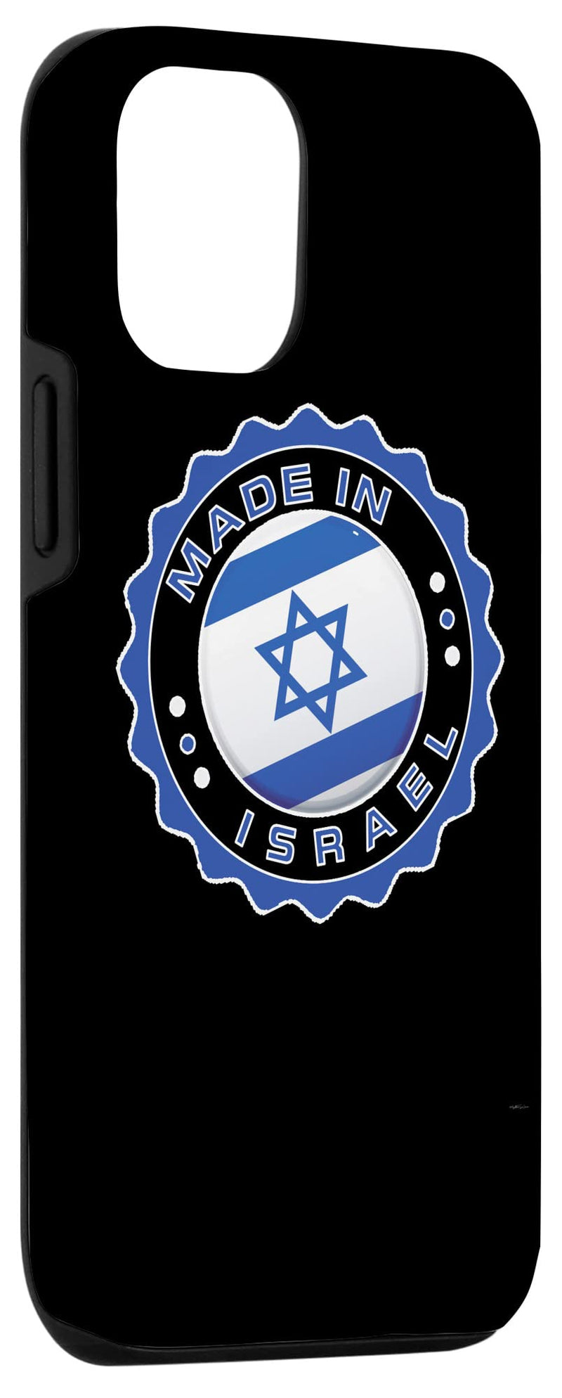 iPhone 12/12 Pro Made in ISRAEL Modern Seal ISRAEL Flag Case iPhone 12/12 Pro - BeesActive Australia