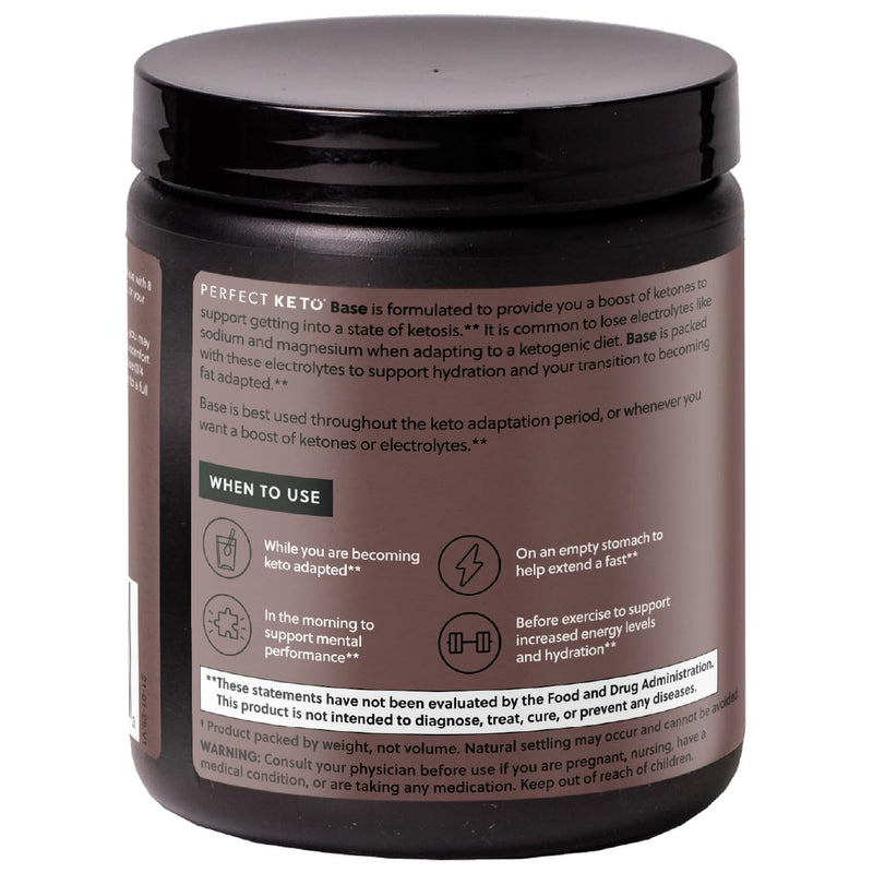 Exogenous Ketones Powder, BHB Beta-Hydroxybutyrate Salts Supplement, Best Fuel for Energy Boost, Mental Performance, Mix in Shakes, Milk, Smoothie Drinks for Ketosis – Chocolate, 8.57 oz (243 grs) - BeesActive Australia