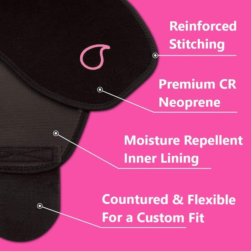 Sweet Sweat Waist Trimmer, by Sports Research - Waist Trainer for Women & Men - Sweat Band Belt - Faja para Hacer Ejercicios Medium Pink - BeesActive Australia