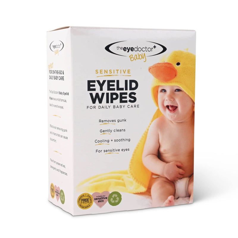 The Eye Doctor Sensitive Sterile Baby Eyelid 20 Wipes for Daily Baby Care 20 Count (Pack of 1) - BeesActive Australia
