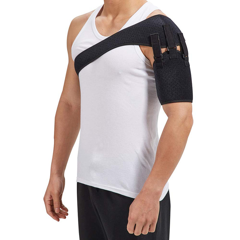 Shoulder Belt Support Arm Sling For Stroke Hemiplegia Subluxation Adjustable Right Left Single Pads Dislocation Recovery Rehabilitation Straps Shoulder Brace - BeesActive Australia