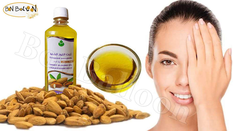 100% Pure & Natural Virgin Sweet Almond Oil Cold Pressed Organic Al Hawaj Elhawag El Hawag Concentrated Crude Perfect Fresh Useful Skin Body ( 1 Pack = 17.64 oz / 500 ml ) زيت اللوز الحلو الحواج - BeesActive Australia