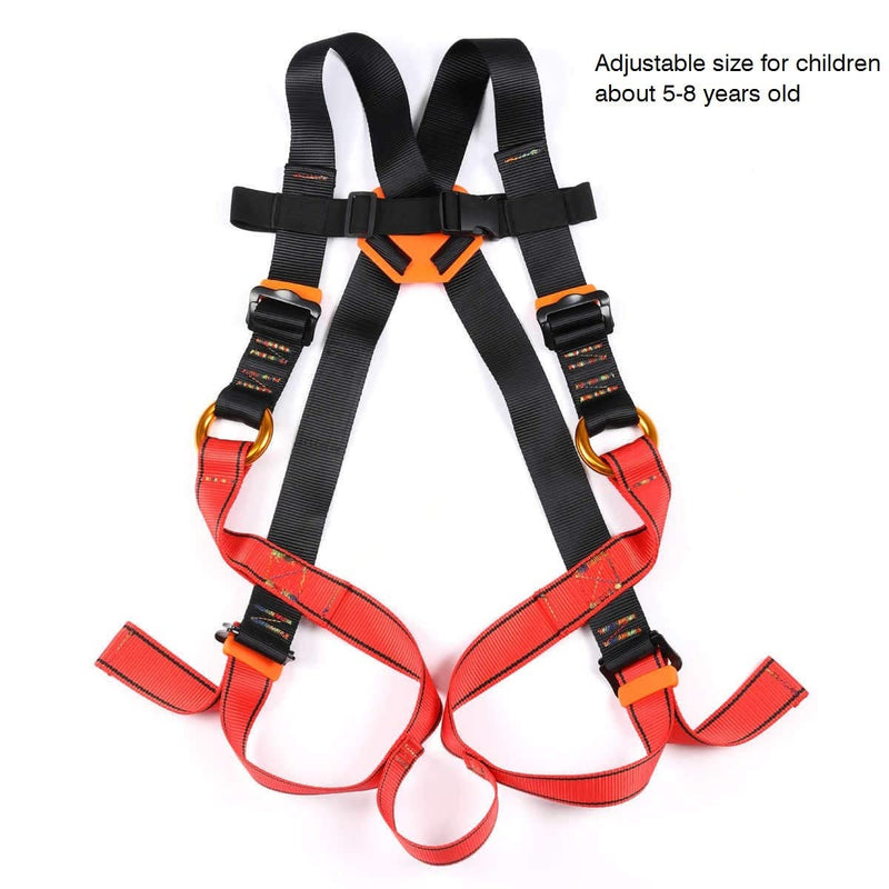 HandAcc Kids Climbing Seat Belts, Youth Climbing Full Body Seat Belts for Outdoor Expanding Training Caving Tree Climbing S(5-8 Age) - BeesActive Australia