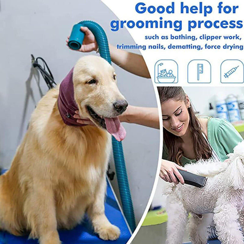Quiet Ears Covers for Dogs 3pcs,Dog Snoods Ear Covers for Noise,Grooming and Force Drying Miracle Tool for Anxiety Relief & Calming Dogs(Grey+Pink+Purple) Small - BeesActive Australia
