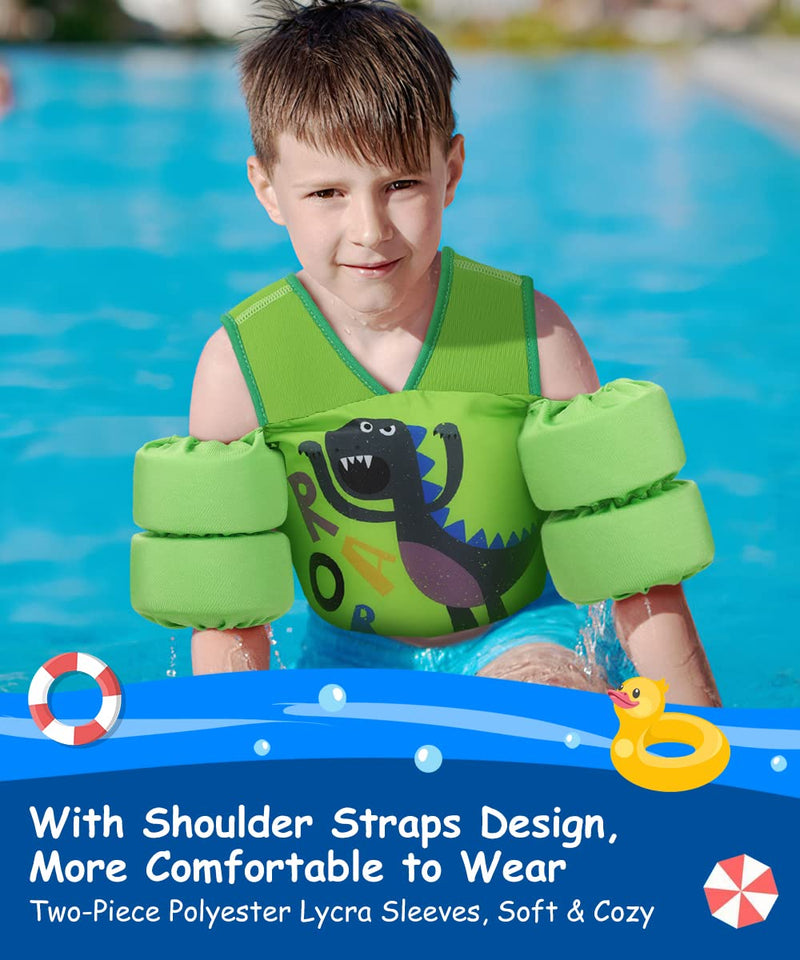 MoKo Swimming Float Vest for Kids, Swim Arm Band Cartoon Swimming Wings Pool Sleeves Shoulder Straps for Children 22-70 lbs Learn to Swim - BeesActive Australia