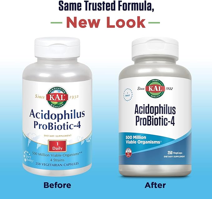 KAL, Acidophilus Probiotics 4, 250 tablets - BeesActive Australia